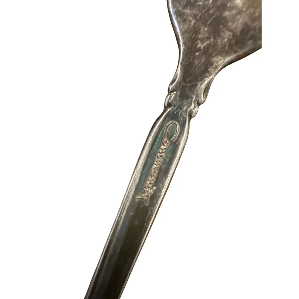 Community Silverplate 4 Tined Fork‎ Vintage Ornate Floral Design MCM Patina